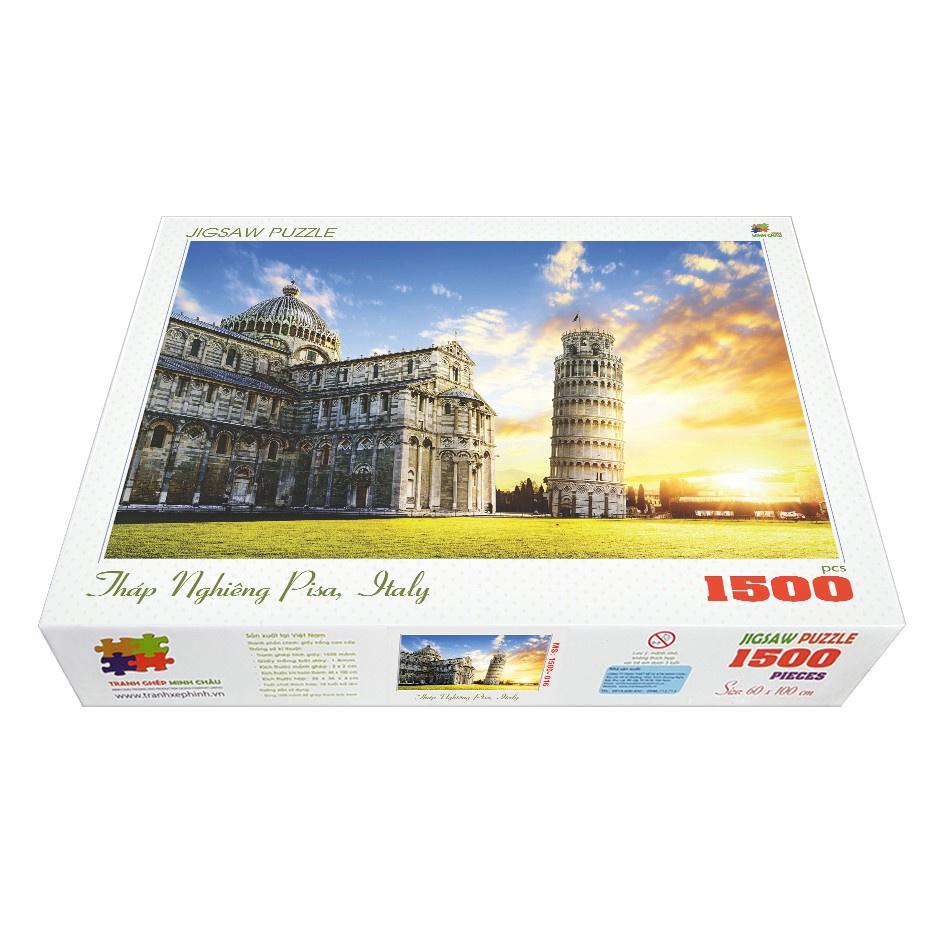 Xếp hình 1500 mảnh-Tháp Nghiêng Pisa