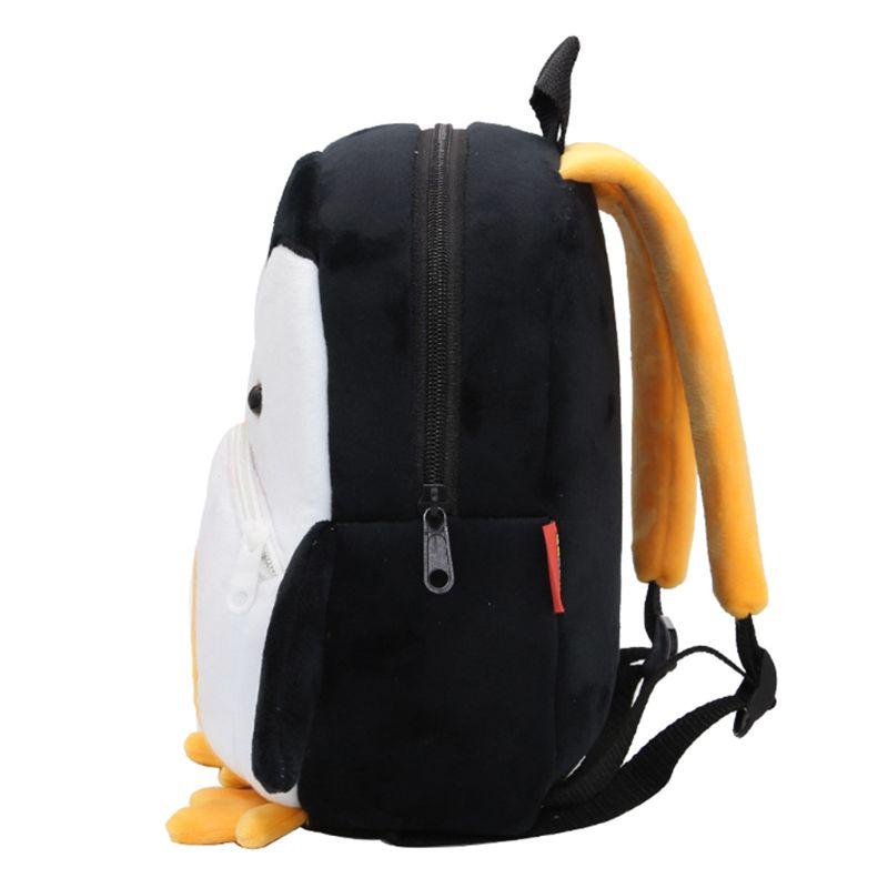 Dễ Thương Chim Cánh Cụt Cho Bé Ba Lô Mềm Sang Trọng Trẻ Em Schoolbag Ăn Đồ Chơi Túi 4XFF