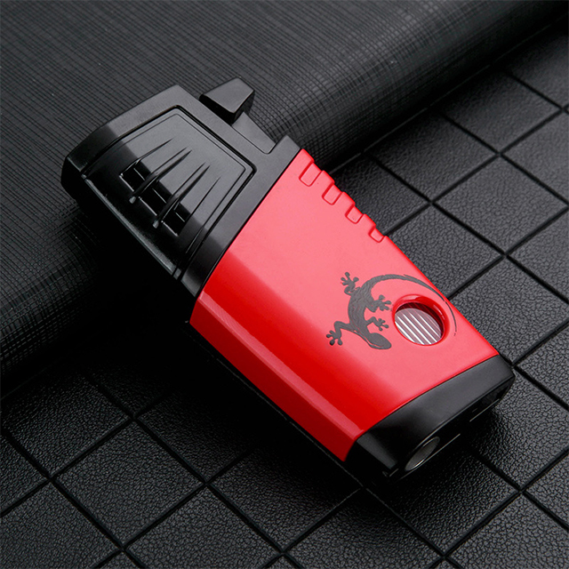 Hộp Quẹt Bật Lửa Khò Gas Để Bàn 2 Tia Cực Mạnh BCZ 754 Đẹp Độc Lạ - Dùng Gas Cao Cấp