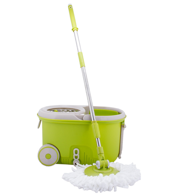 Bộ Cây Lau Nhà Xoay Tay 360 Độ Lock &amp; Lock MOP-L003 - 2 Bông Lau