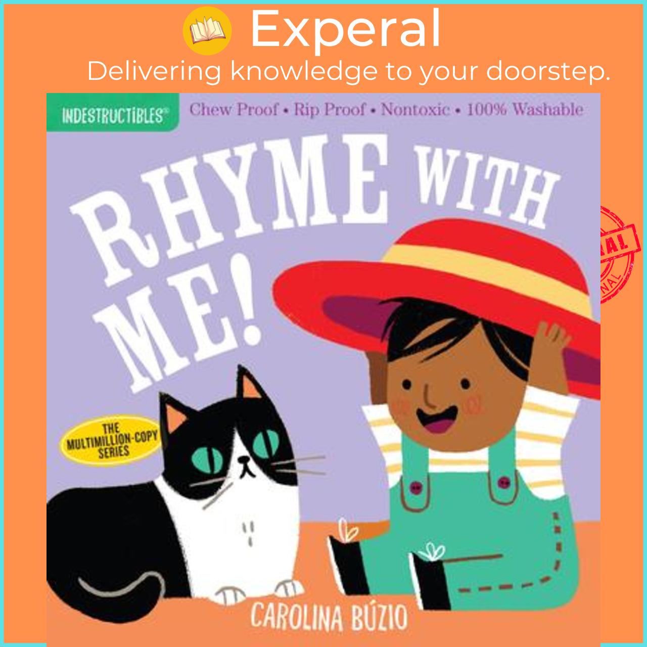 Sách - Indestructibles: Rhyme with Me! : Chew Pr by Workman Publishing Amy Pixton Carolina Búzio