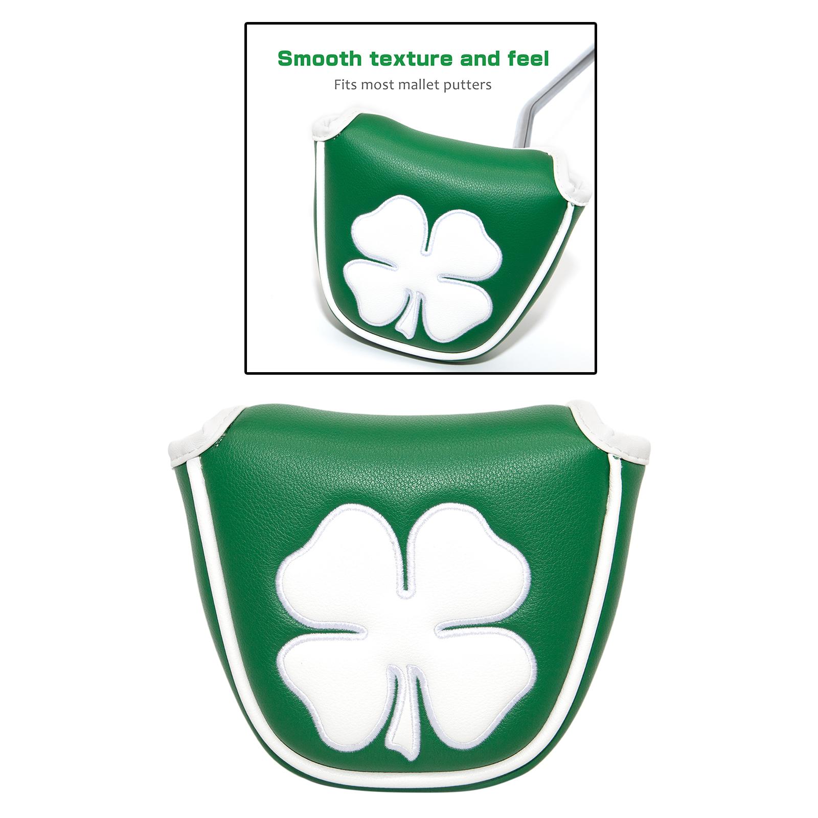 Durable Golf Mallet Putter Cover Club Head Cover Sleeve Magnetic Closure