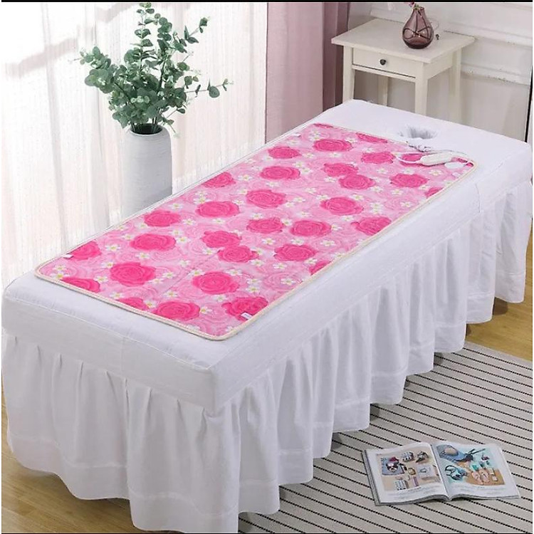 Đệm Điện Nỉ 4 Lớp Siêu Nhẹ Mềm Mịn Tự Điều Chỉnh Cấp Độ Nóng, Đệm Sưởi Điện, Thảm Sưởi Dùng Gia Đình Giao Màu Ngẫu Nhiên