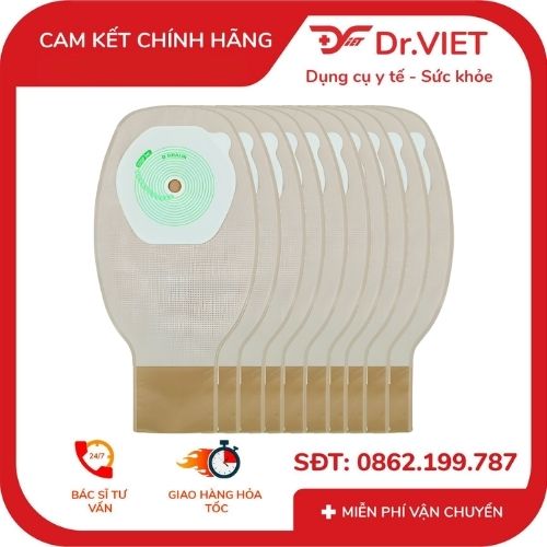Túi phân 1 mảnh khóa kẹp PROXIMA - 10 Túi