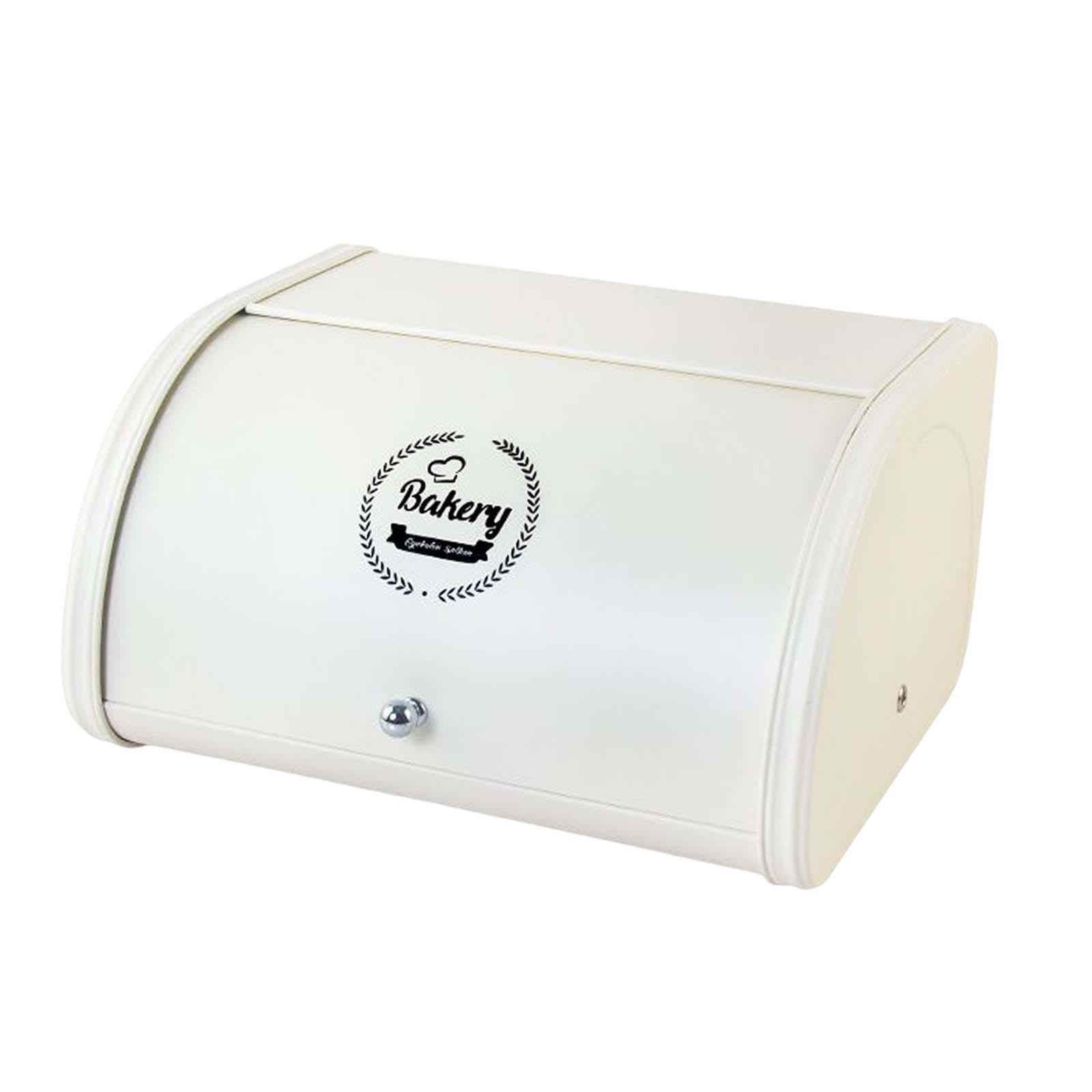 Multi Purpose Storage Container Metal Bread Box Bin for Kitchen Baked Goods Home