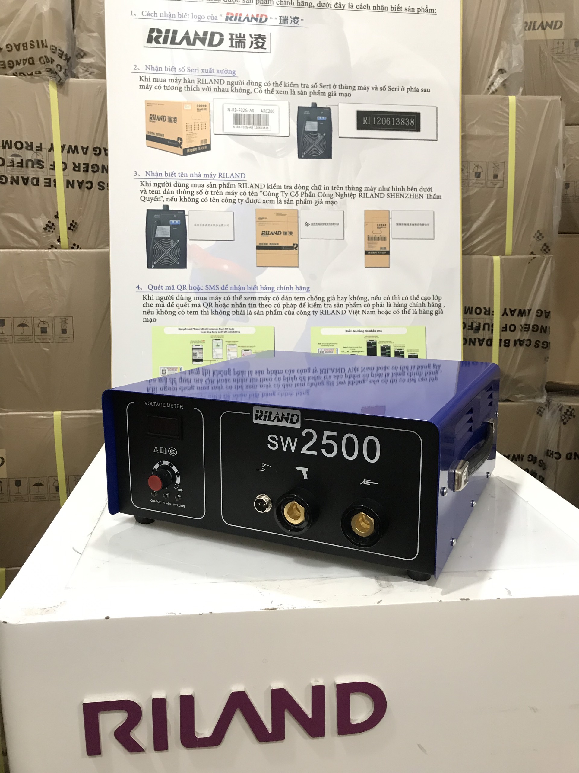 Máy hàn bu lông SW 2500 RILAND Chính hãng 100%