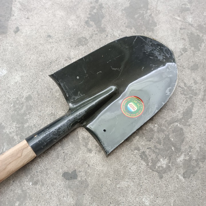 Xẻng công binh dã ngoại, đi câu ,làm vườn cán gỗ dài 65 cm siêu cứng