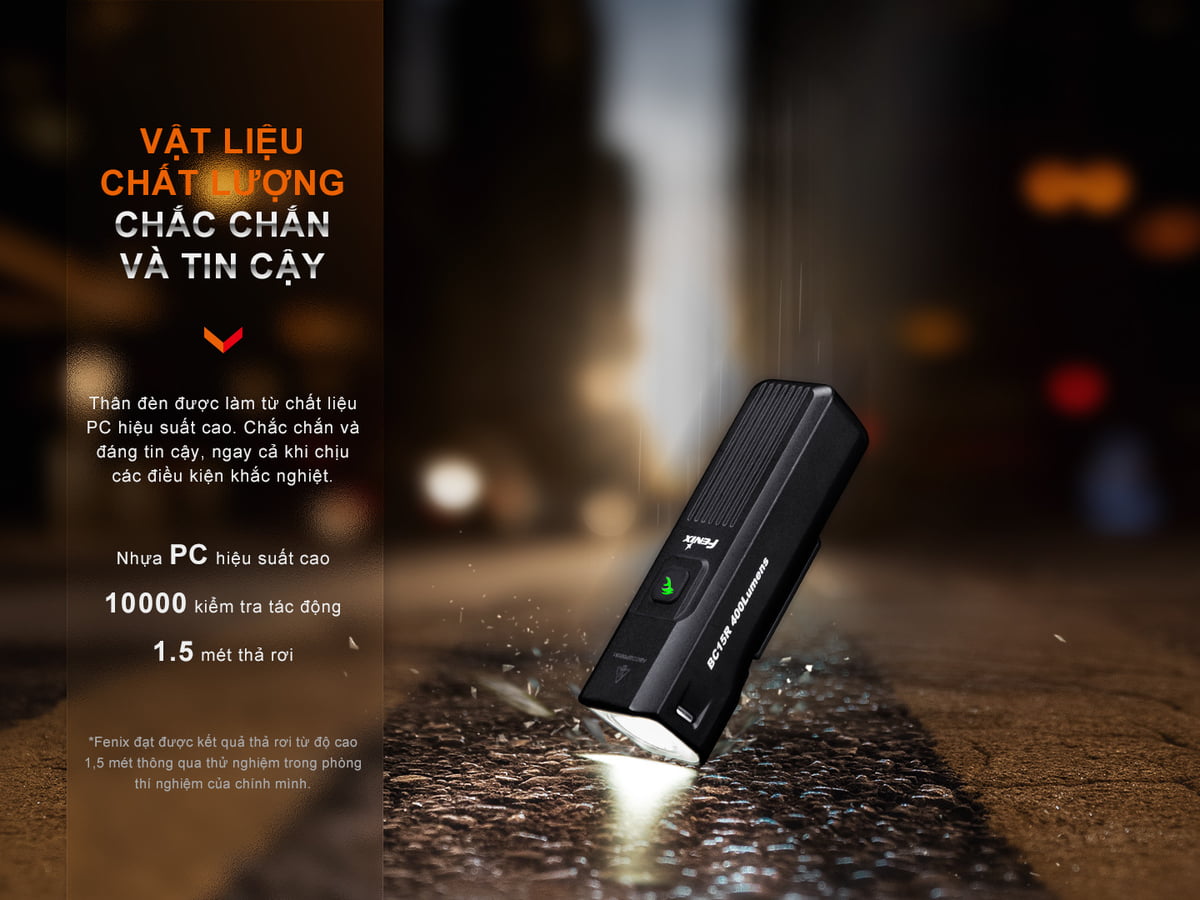 Đèn Pin Fenix BC15R siêu nhẹ, đa năng