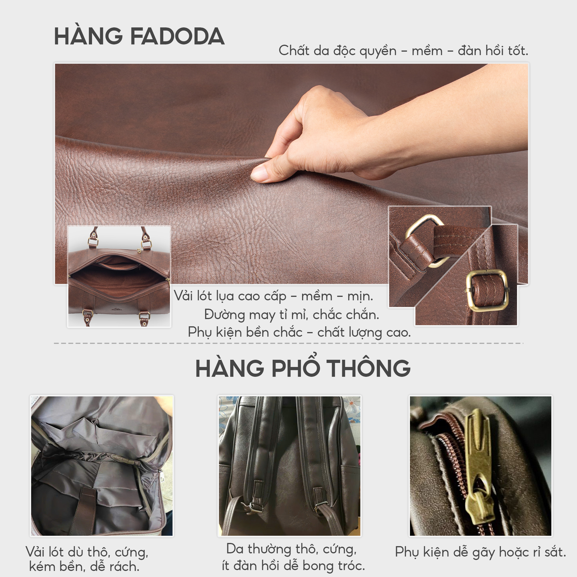 TÚI TRỐNG DU LỊCH CỠ TRUNG FADODA FTR3