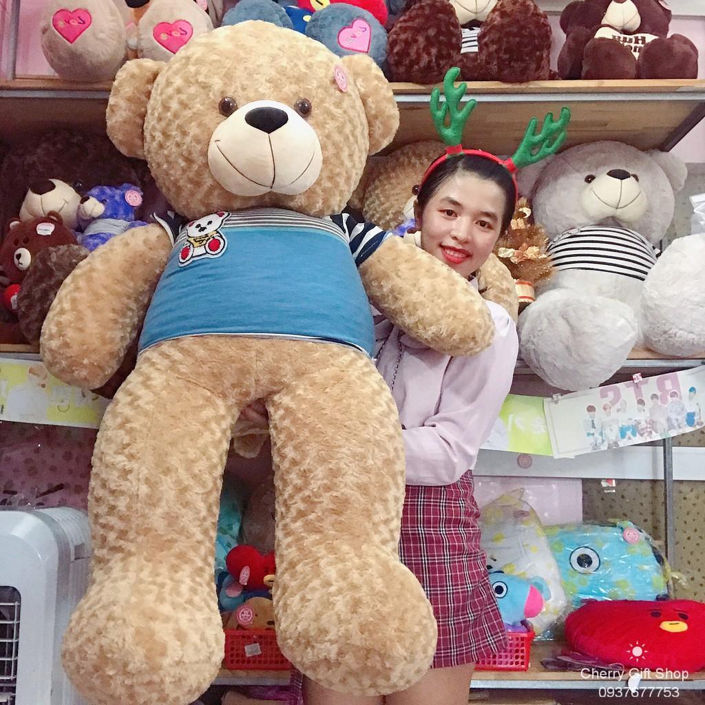 Gấu Bông Teddy Cao Cấp Giá Sốc 1m4 Ảnh Shop Chụp