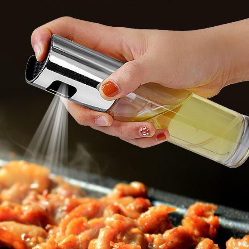 Xịt Dầu Ô Liu Bếp Dầu Chai Xịt Bơm Dầu Thủy Tinh Nồi Chống Rò Rỉ Nước Thịt Thuyền Nướng BBQ Phun OilPump Xịt Nhà Bếp dụng Cụ