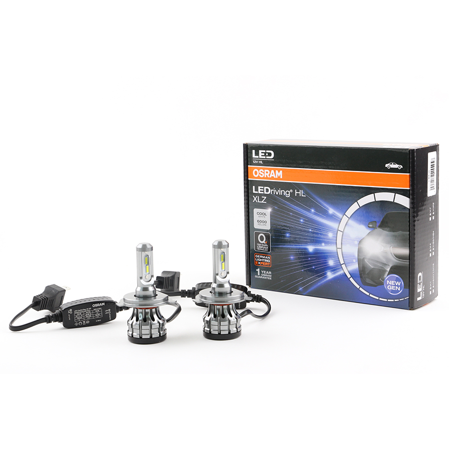 Combo 2 Bóng Đèn Led XLZ OSRAM H4 B6204CW 12V 20/20W
