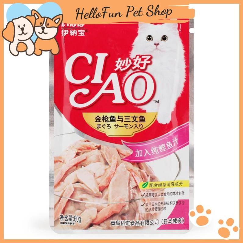 Pate Ciao dành cho mèo thơm ngon, bổ dưỡng (Gói 60g)