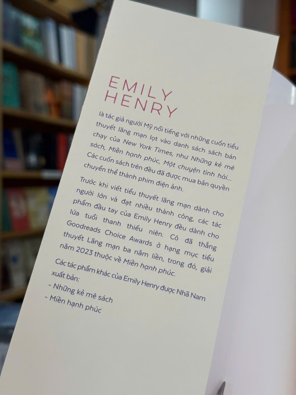 Sách - Một chuyện tình hài - Funny Story (Emily Henry) (Nhã Nam HCM)