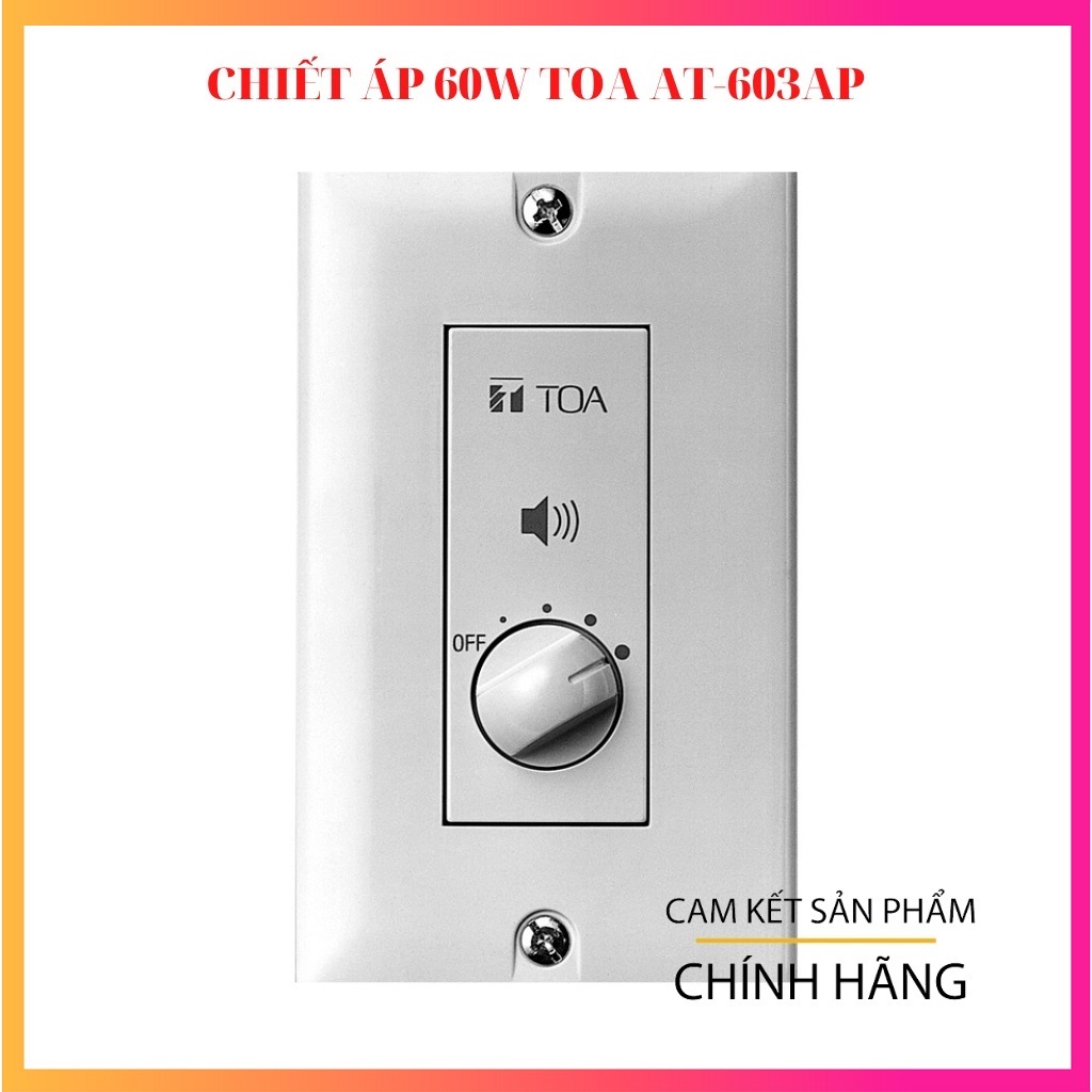 Chiết áp điều chỉnh âm lượng 60W TOA AT-603AP - Hàng Chính Hãng