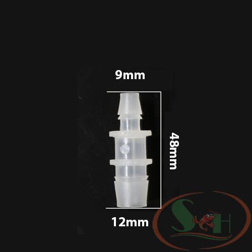 Khớp nhựa nối chuyển phi 9, 12, 16, 20 mm dây ống lọc thùng bể cá tép thủy sinh