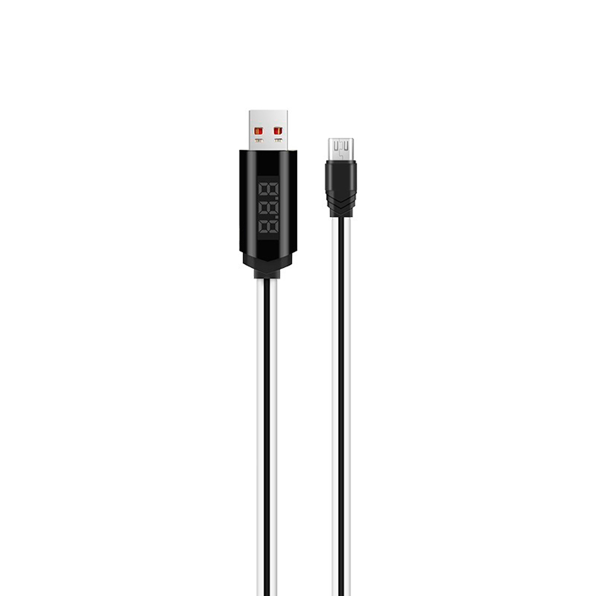 Cáp sạc nhanh và truyền dữ liệu Hoco U29 Micro có đèn LED báo thông số - Hàng Chính Hãng