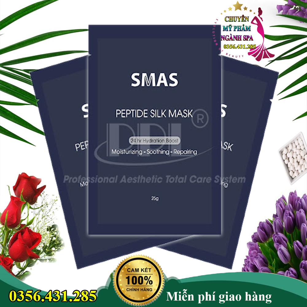 Mặt Nạ Phục Hồi Cấp Ẩm Cao Cấp Smas Peptide Silk Mask