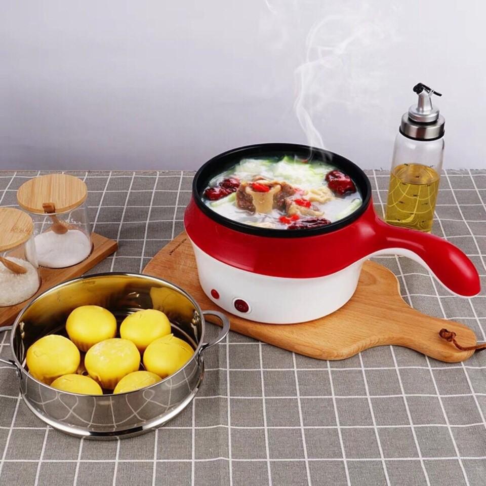 Nồi Lẩu| Chảo Điện Cầm Tay Mini 18cm Đa Năng
