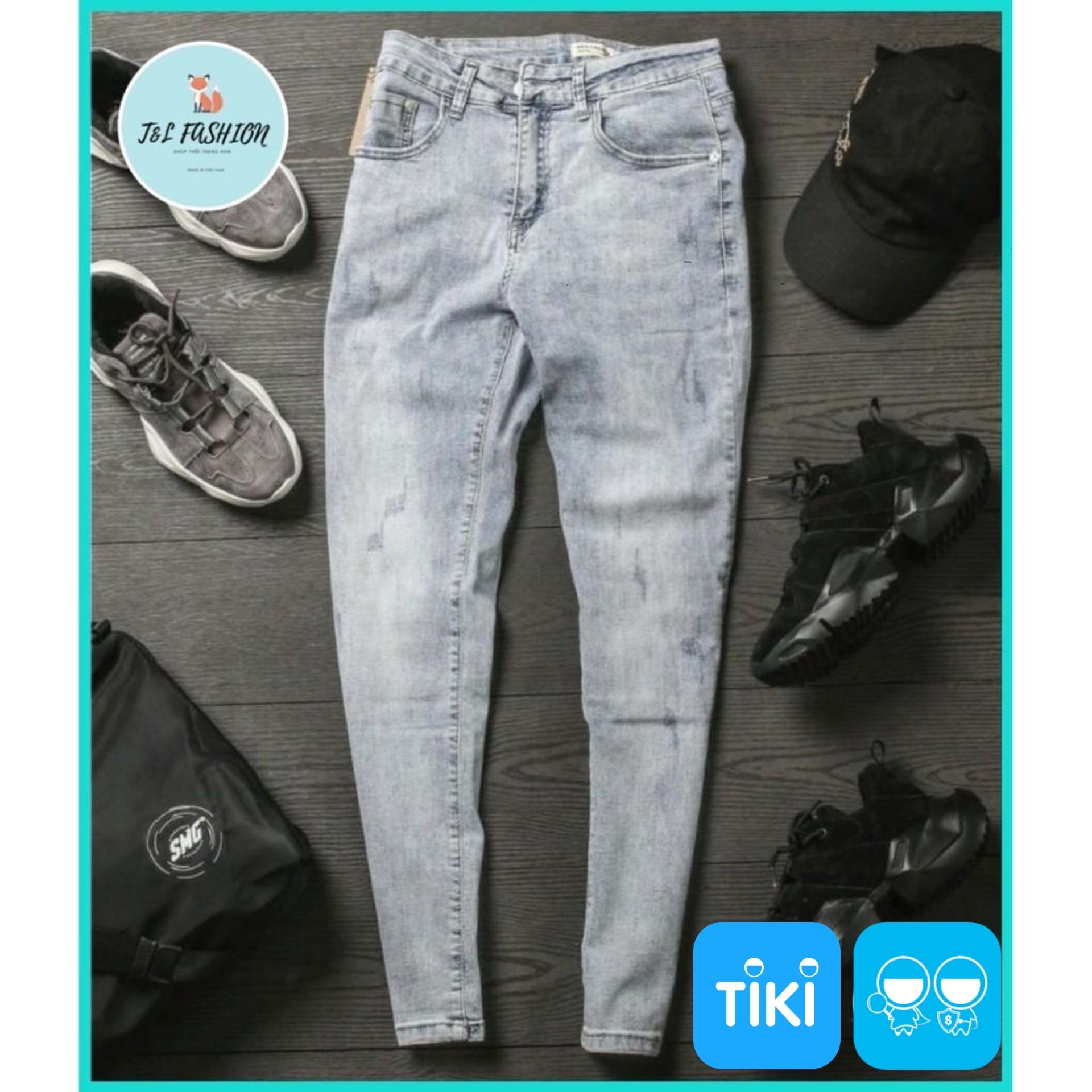 Quần Jean Nam, Chất Bò Cao Cấp Hàn Quốc Phong Cách Thời Trang T&amp;L store msa42