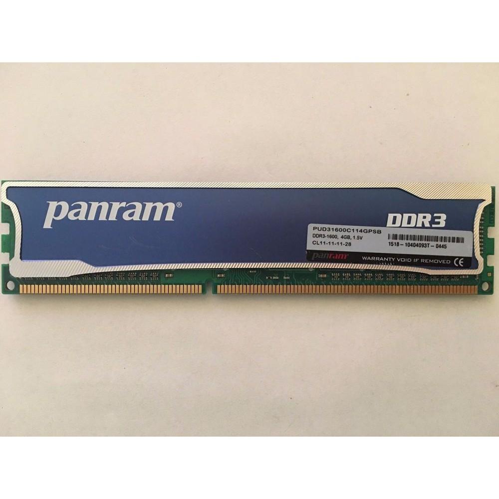 PANRAM DDR3 4GB 1600 tản nhiệt nhôm xanh chuyên game