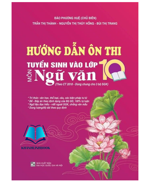 Sách - Hướng dẫn ôn thi tuyển sinh vào lớp 10 môn ngữ văn (dùng chung cho 3 bộ sgk)