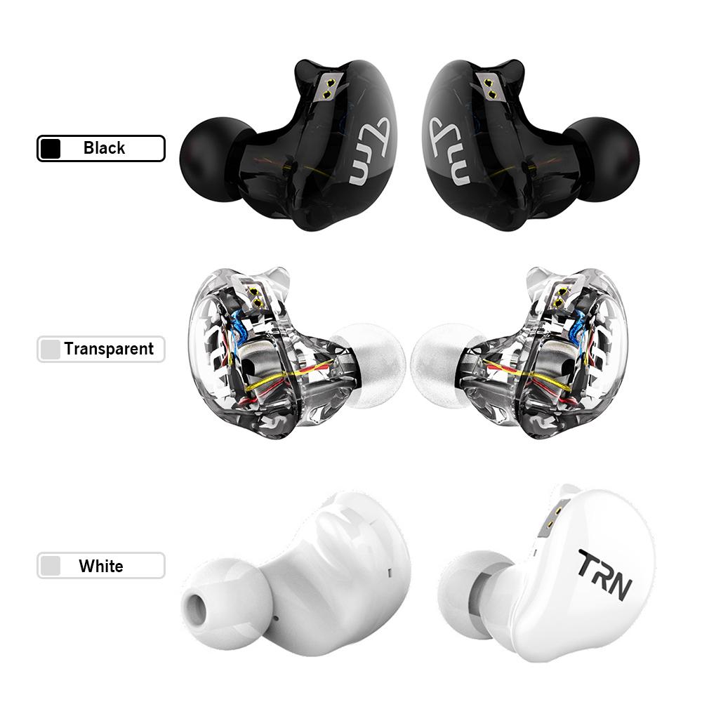 Tai nghe TRN V10 2DD có dây 3.5mm HIFI DJ màn hình chạy thể thao