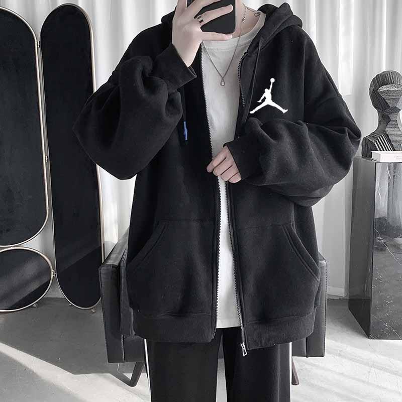 Áo Khoác Nỉ Form Rộng Logo Người Banh - Áo Khoác khóa kéo chống nắng có nón unisex g5.shop