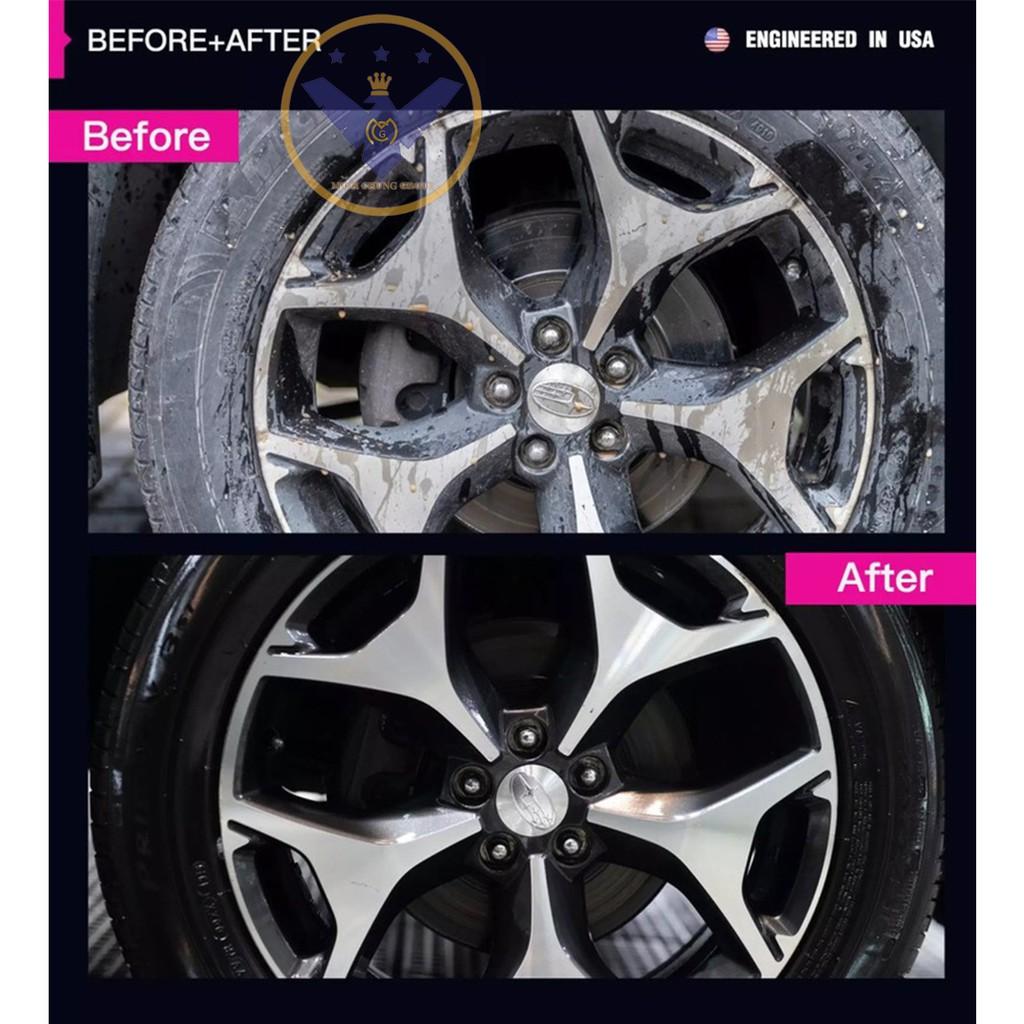 Bình xịt dưỡng bóng lốp xe ô tô, xe máy Flamingo Tire Shine