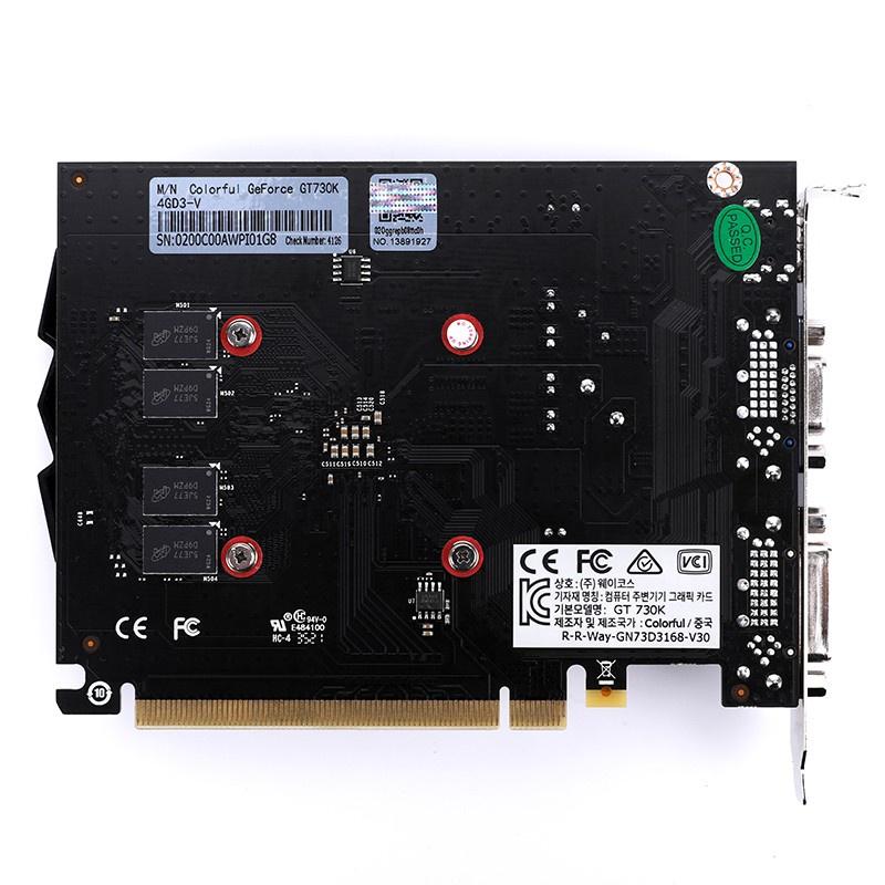 Card Màn Hình Colorful  GeForce GT730K 4GD3-V - Hàng Chính Hãng