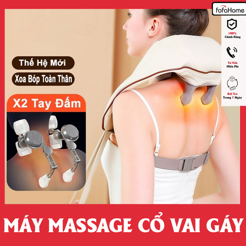 Máy Massage Cổ Vai Gáy, Kỹ Thuật Massage, Có Hồng Ngoại, Cải Thiện Sức Khỏe Tổng Thể Dành Cho Văn Phòng, Người Cao Tuổi Giao Màu Ngẫu Nhiên