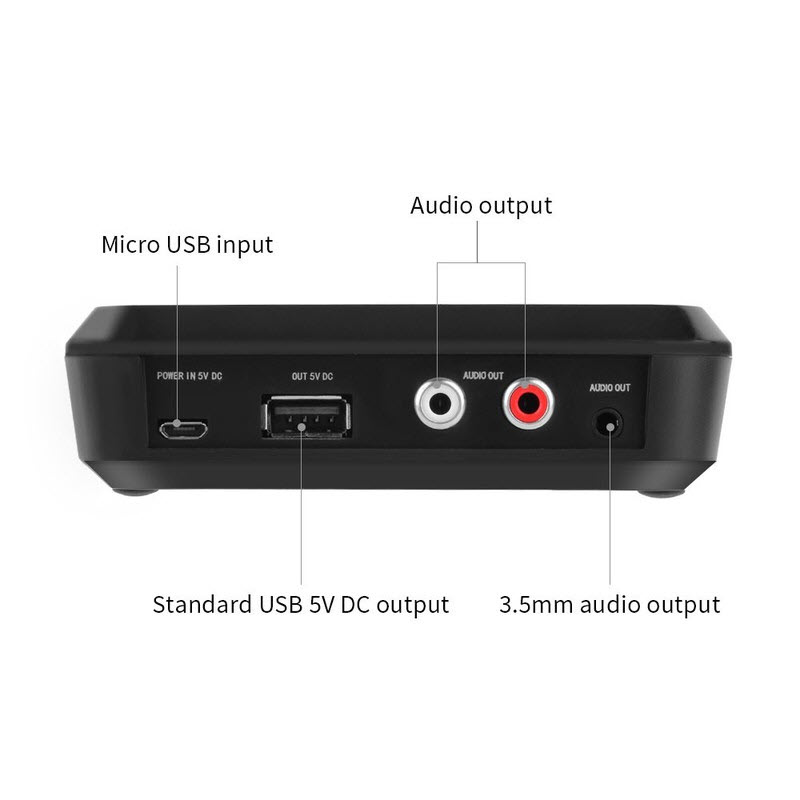 [Tặng ngay] Cốc sạc trị giá 139K - Thiết Bị Nhận Bluetooth Cho Loa Và Amply BL-B10 NFC - Desktop Bluetooth Receiver