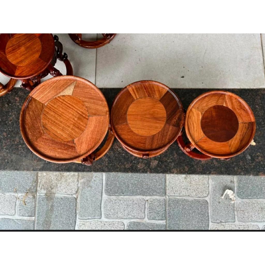 Đôn gỗ tròn - kỉ gỗ thờ cúng gỗ hương chân tròn