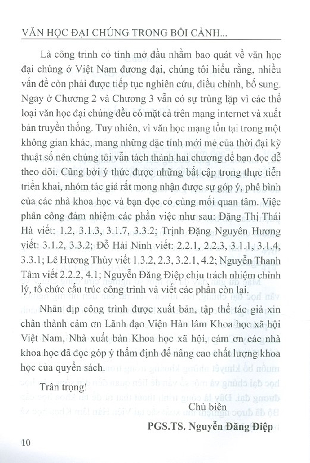 Văn Học Đại Chúng Trong Bối Cảnh Văn Hóa Việt Nam Đương Đại