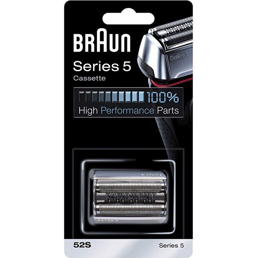 MÀNG, LƯỠI, ĐẦU MÁY CẠO RÂU BRAUN SERIES 5 52S, 52B model máy đầu 50xx và 51xx...