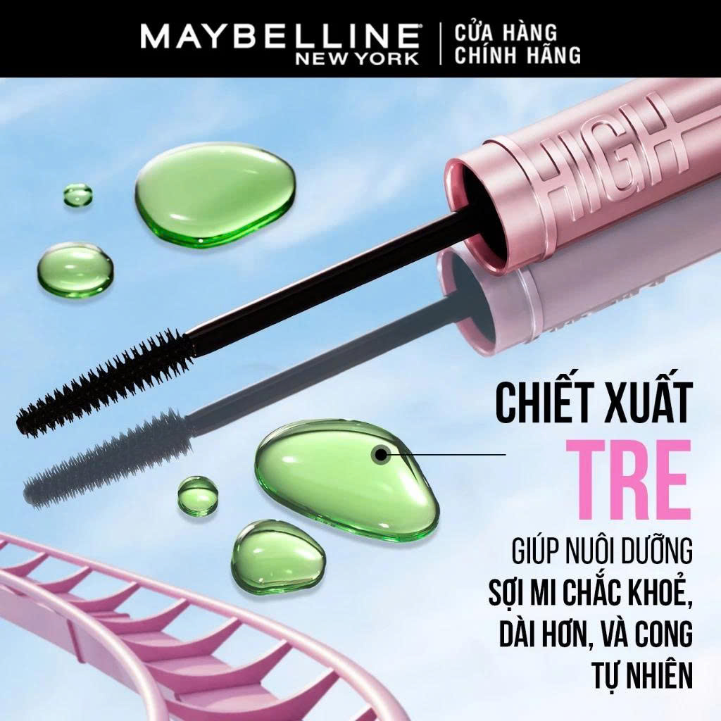 Mascara Sky High Chuốt Mi Tơi Dài Mi Lash Sensational Maybelline New York Waterproof 6ml