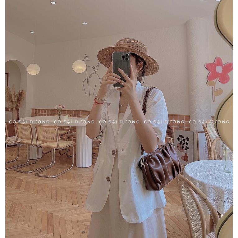 Áo blazer chất đũi