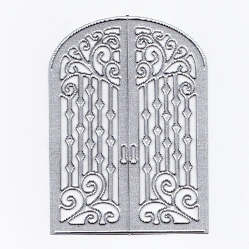 Metal Cutting Dies Stencil Door Shape DIY Scrapbook Photo Album Card Decor