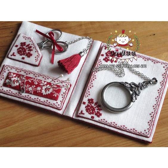 DIY tự thêu túi đựng Handmade- bộ đồ nghề thêu thủ công tự làm- trang trí nhà cửa workshop- bách hóa na na