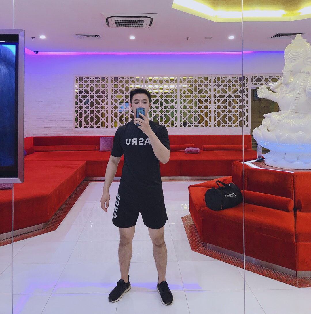 Bộ quần Áo Gym Nam Thun Lạnh Co Giãn 4 Chiều Thấm Hút Mồ Hôi,Đồ Tập Gym Nam Chất