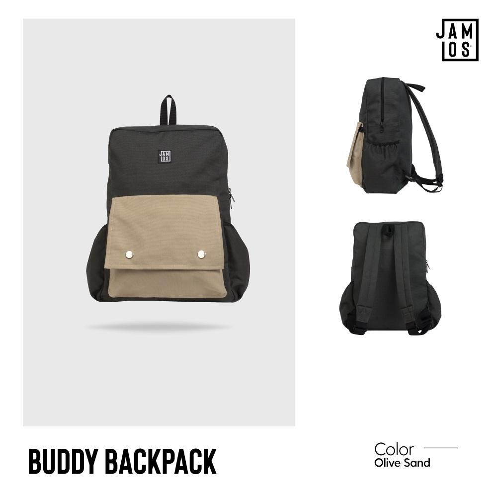 Balo thời trang nhiều ngăn đi học đi chơi vải canvas Buddy Backpack Jamlos