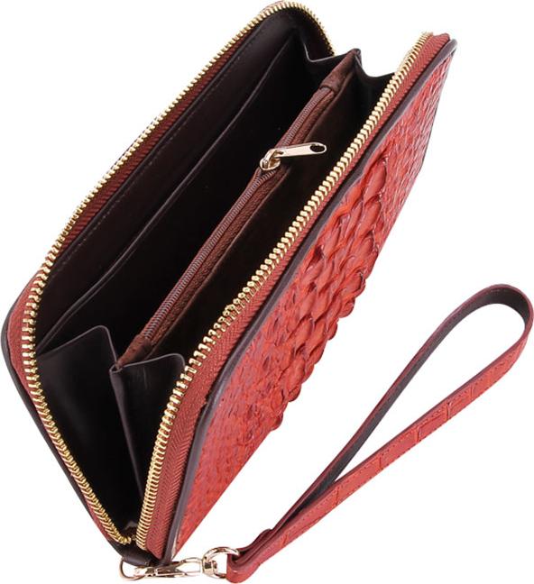 Ví Nữ Huy Hoàng HT3246 (10.5 x 19 cm) - Nâu Đỏ