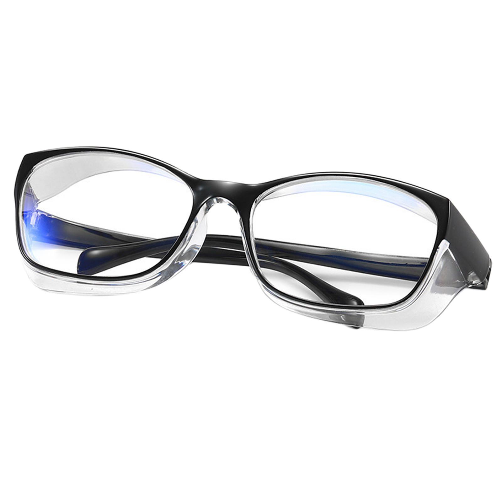 With Clear Anti Fog    Protection Eye Protection Black