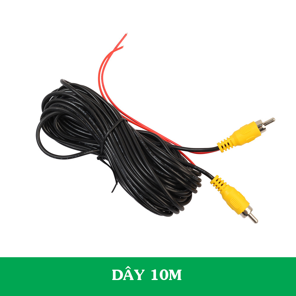 Dây camera lùi ô tô chân cắm AV chiều dài 6m,10m,15m,20m