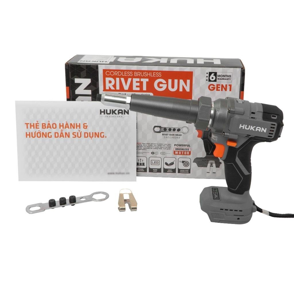 THÂN MÁY RÚT ĐINH TÁN HỘP GIẤY PIN 21V 20MM BODYG1-RD10K HUKAN -HÀNG CHÍNH HÃNG