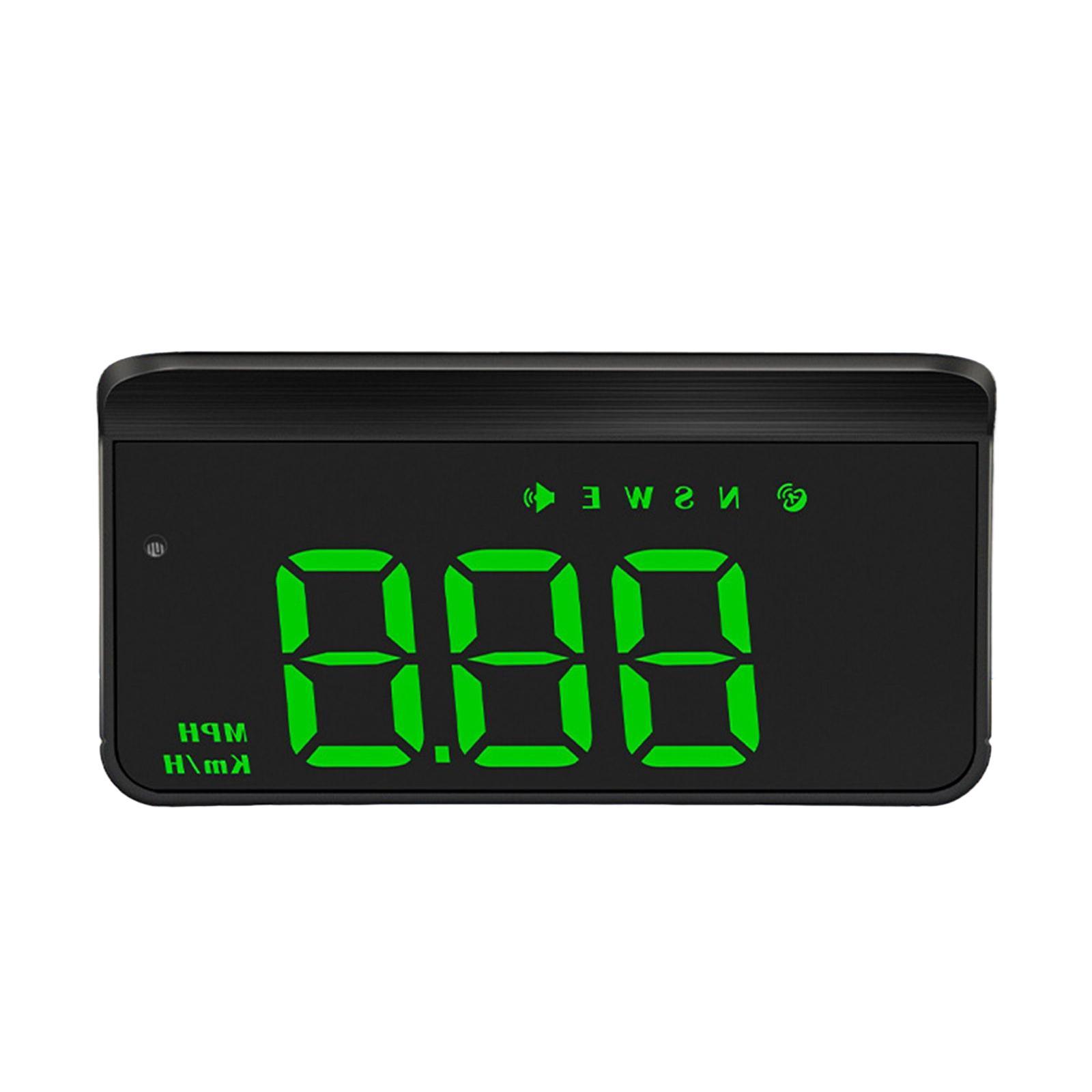 Car HUD Head up Display Big Fonts Vehicles Driving Speed USB