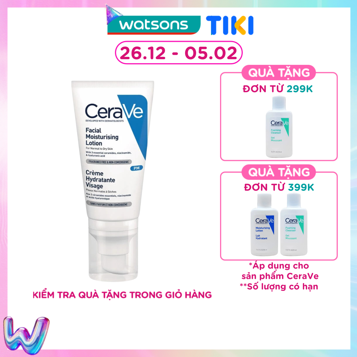 Sữa Dưỡng Ẩm Ban Đêm Cerave Facial Moist Lotion Pm 52ml