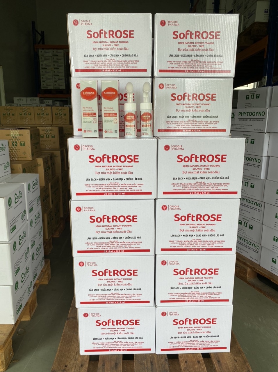 Bọt rửa mặt kiểm soát dầu SoftRose