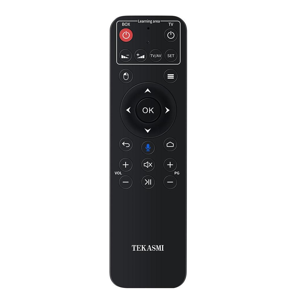 Q9-BA Voice Control 6 Key IR Keyboard Remote Control For Smart TV