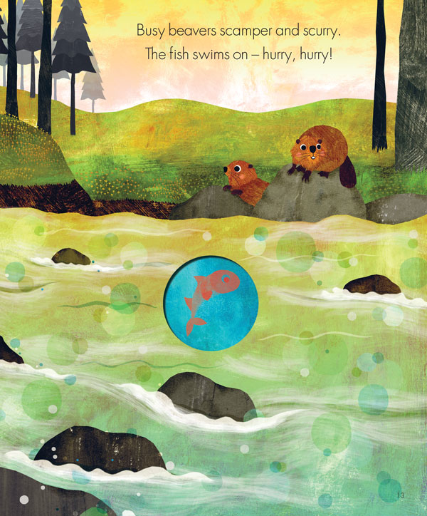 Sách tranh song ngữ Dòng sông - Hành trình vĩ đại về biển cả - Ehomebooks - Dành cho trẻ từ 0-6 tuổi